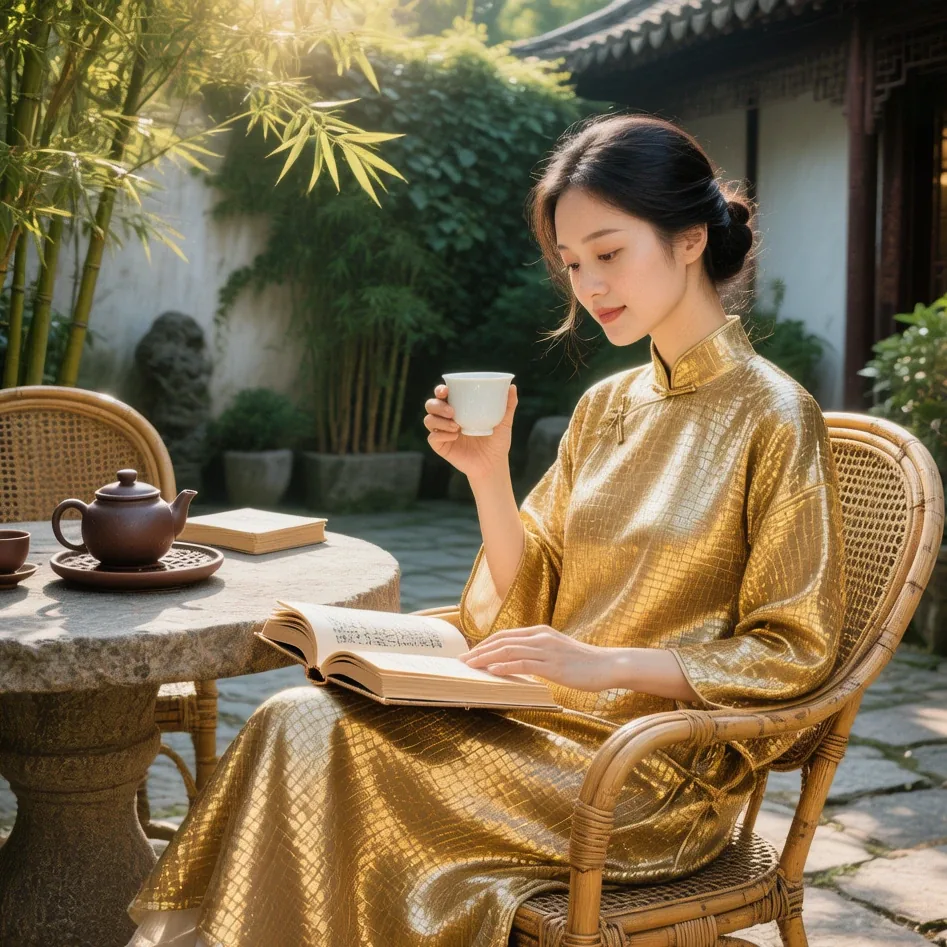 新中式女装旅行度假香云纱穿搭指南